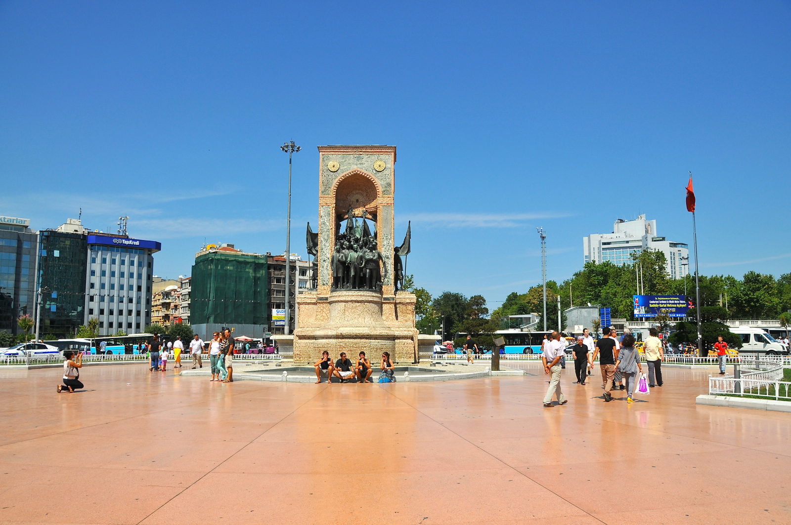 Taksim square, the Heart and Soul of Istanbul, Turkey