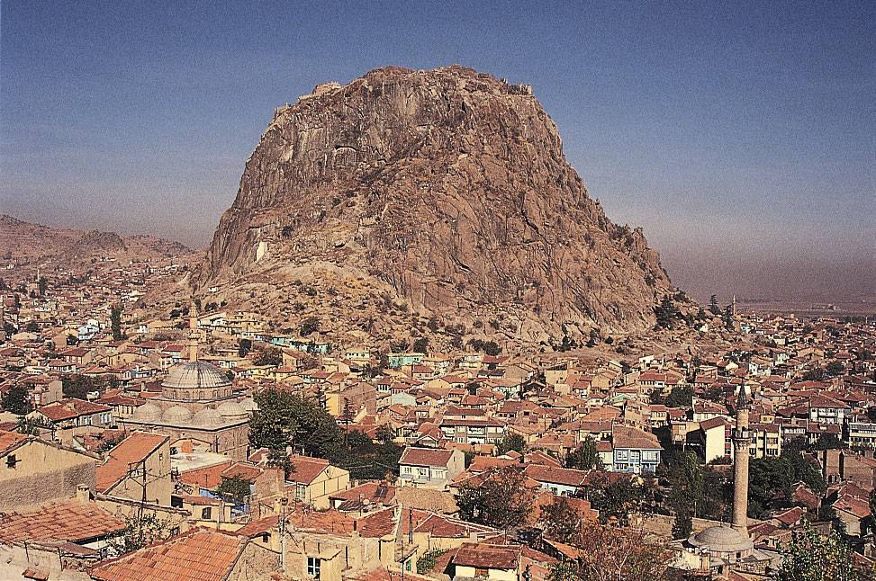 The name of this Turkish city translates to 'Opium Black Fortress